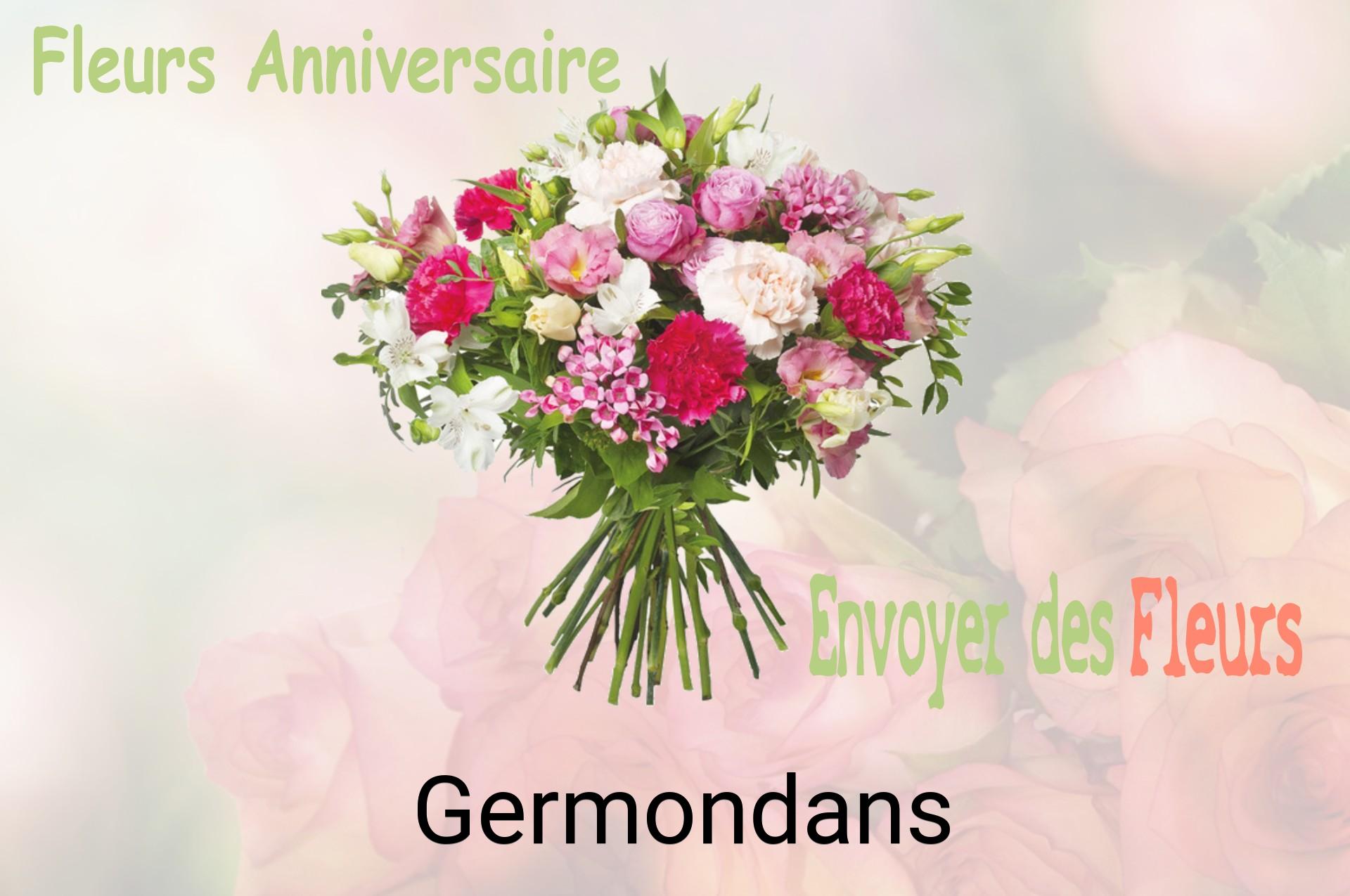 Bouquet de fleurs d’anniversaire livré à Germondans